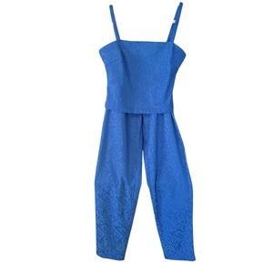 Gantos vintage royal blue 2 piece pants set - 8/6.           M90